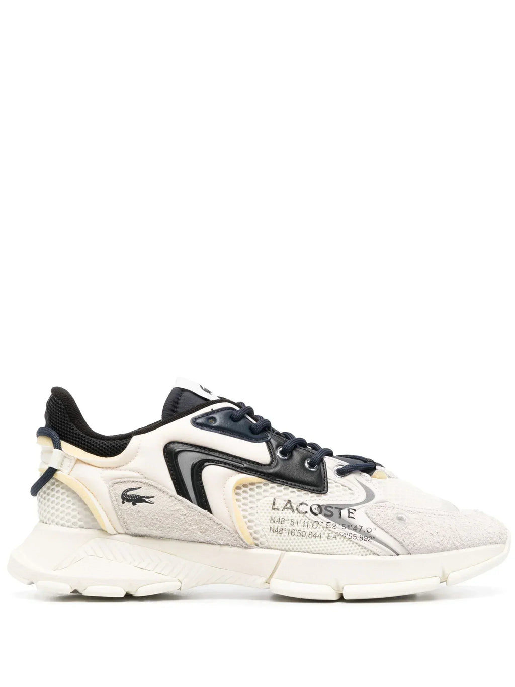 Lacoste logo-print panelled sneakers