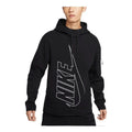 Nike Tech Fleece Pullover Graphic Hoodie 'Black' DX0578-010