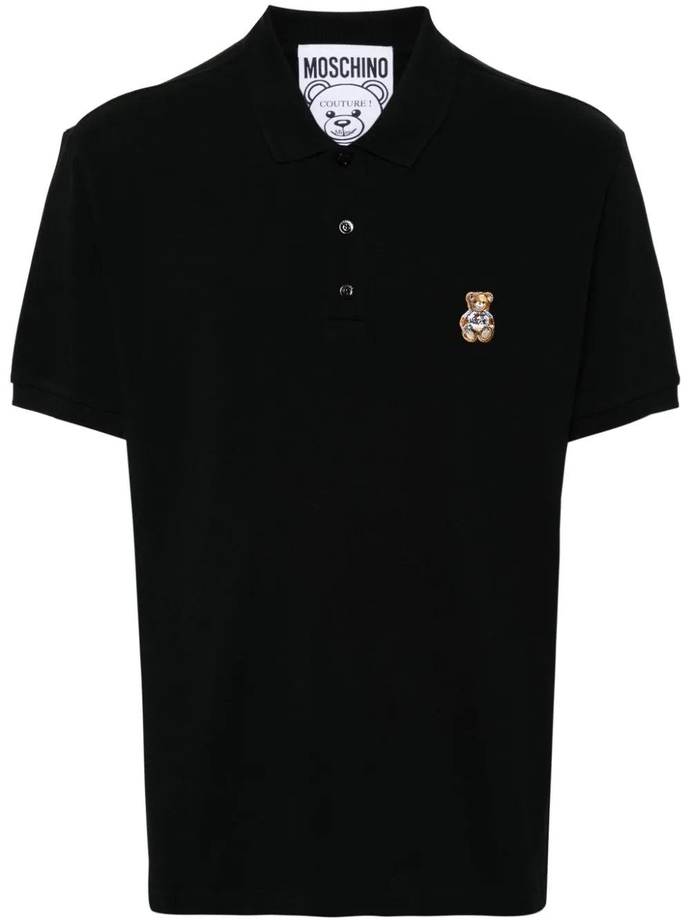 Moschino Teddy Bear-patch polo shirt