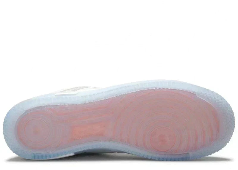 NIKE AIR FORCE 1 REACT WHITE LIGHT BONE