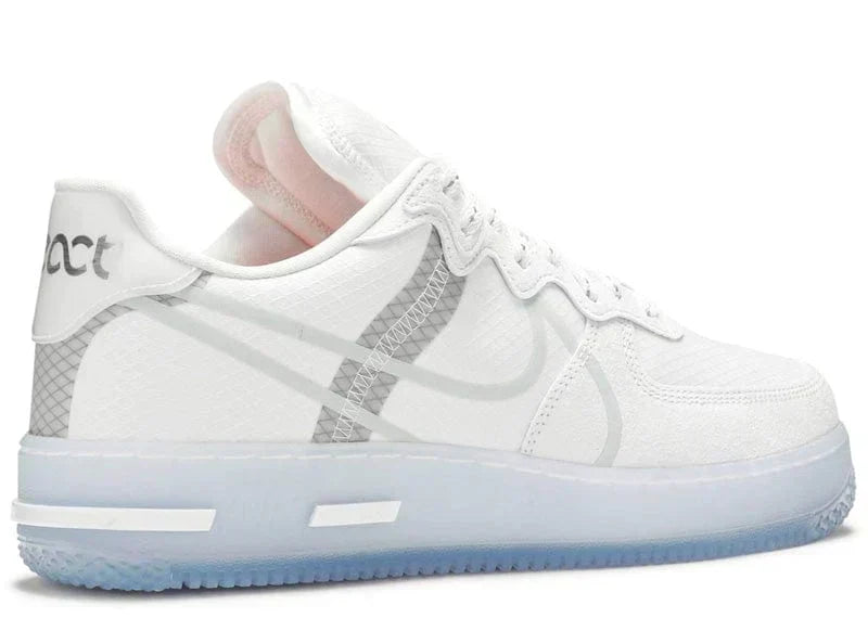 NIKE AIR FORCE 1 REACT WHITE LIGHT BONE